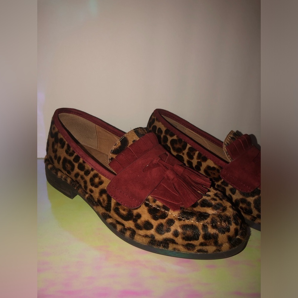 Gentle Souls Leopard and Red Loafers size 6 - Picture 11 of 16